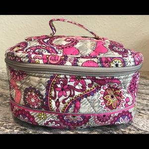 Vera Bradley Makeup Bag In Paisley Meets Plaid